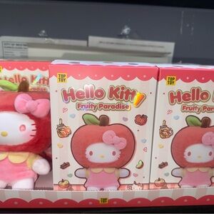 Hello Kitty Fruity Paradise Plush - Red and White